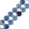 Natural Blue Aventurine Beads Strands G-C116-A57-01-2