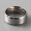 201 Stainless Steel Plain Band Ring for Women RJEW-WH0010-06C-MP-2