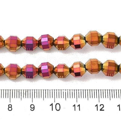 Electroplated Synthetic Non-magnetic Hematite Beads Strands G-I364-L01-02-1