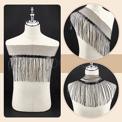 Sequin Tassel Trimming DIY-WH0430-536A-1