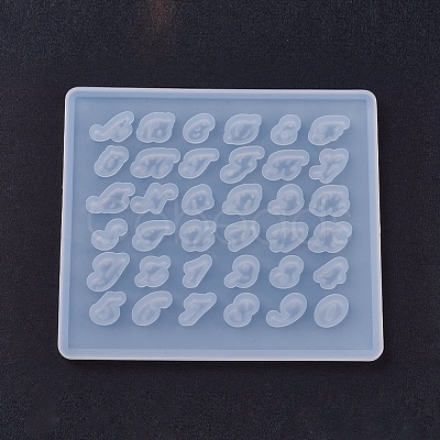 Silicone Pendant Molds X-DIY-L005-14-1