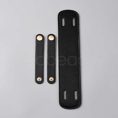 Imitation Leather Bag Handle Wraps FIND-WH0126-223B-1