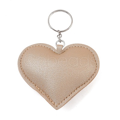 PU Leather Keychain AJEW-L032-01F-1