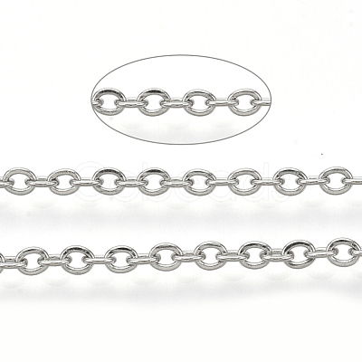 Tarnish Resistant 304 Stainless Steel Cable Chains CHS-S006-JN944-2-1