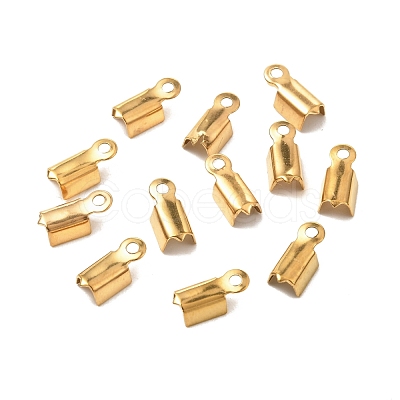 Ion Plating(IP) 304 Stainless Steel Folding Crimp Ends STAS-E103-09B-G-1