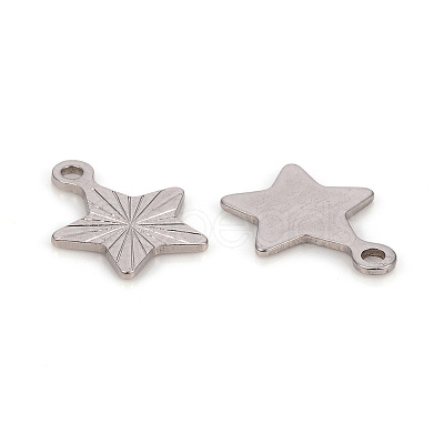 Non-Tarnish 201 Stainless Steel Charms STAS-L244-18P-1