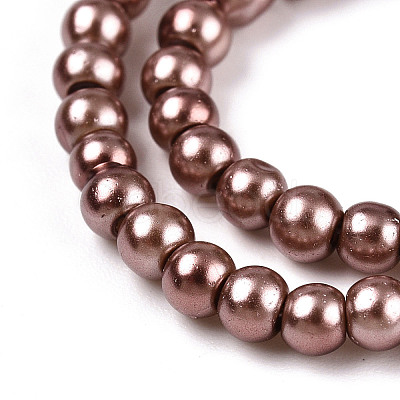 Baking Painted Glass Pearl Bead Strands HY-Q003-3mm-92-1