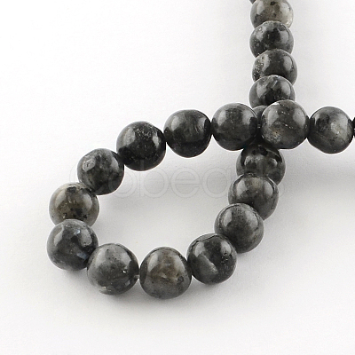 Natural Labradorite Round Bead Strands G-R342-10mm-09-1