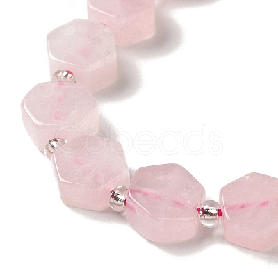 Natural Rose Quartz Beads Strands G-P534-A05-02-1