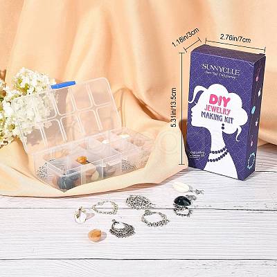 SUNNYCLUE DIY Shell Dangle Earring Making Kits FIND-SC0001-70-1