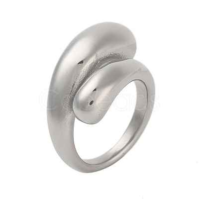 Non-Tarnish 304 Stainless Steel Rings for Women RJEW-K270-05B-P-1