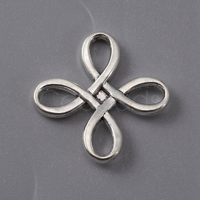 Tibetan Style Alloy Connector Charms FIND-WH0099-99AS-1