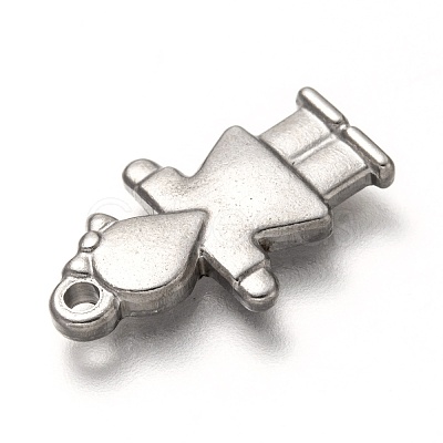 Non-Tarnish 304 Stainless Steel Pendants STAS-P257-06P-1