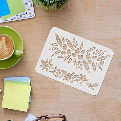 Large Plastic Reusable Drawing Painting Stencils Templates DIY-WH0202-214-1