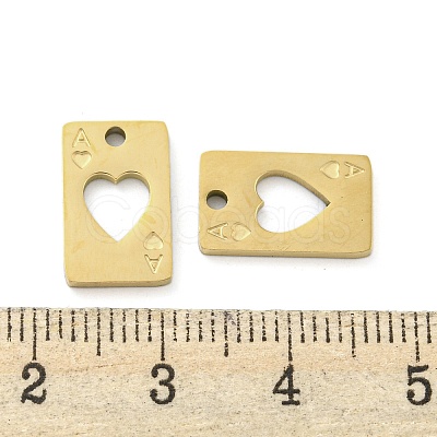 Ion Plating(IP) 316L Surgical Stainless Steel Charms STAS-K280-04G-1