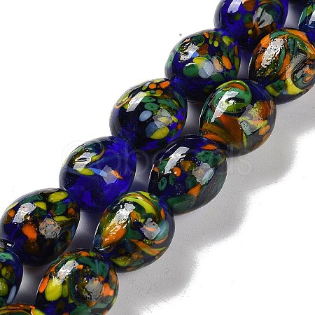 Handmade Lampwork Beads Strands LAMP-Q036-08A-1