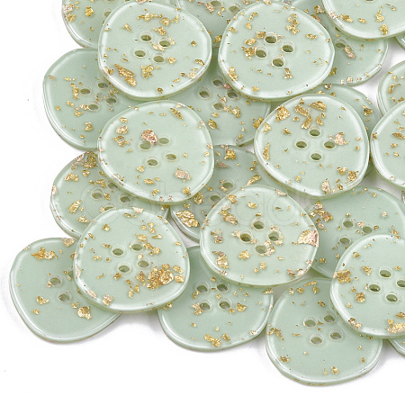 4-Hole Cellulose Acetate(Resin) Buttons BUTT-S023-12A-01-1