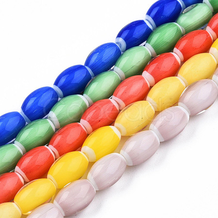 Handmade Lampwork Beads Strands LAMP-N023-004-1