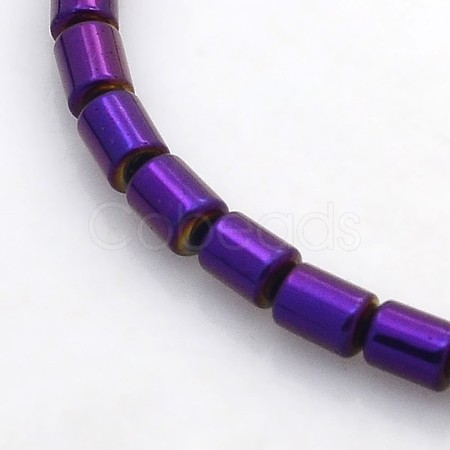 Electroplate Non-magnetic Synthetic Hematite Beads Strands G-J210A-06-1