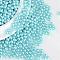 Imitation Pearl Acrylic Beads, No Hole, Round, Pale Turquoise, 4mm, about 10000pcs/bag