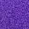 Frosted Colours Glass Seed Beads, Rondelle, Blue Violet, 3mm, Hole: 1mm, about 220pcs/set