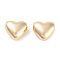 Brass Beads, Heart, Real 18K Gold Plated, 10.5x11.5x6.5mm, Hole: 1.6mm