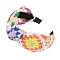 Ethnic Style Ladies' Knitted Cloth Hair Bands, Colorful, 140x120x50mm