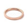 201 Stainless Steel Plain Band Ring for Women RJEW-I089-50A-RG-2