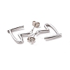 304 Stainless Steel Stud Earring for Women EJEW-F287-01P-2