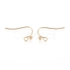 Brass Earring Hooks KK-L198-001G-1