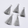 Polyester Tassel Pendant Decorations X-FIND-S262-03-3