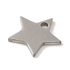 Non-Tarnish 201 Stainless Steel Charms STAS-E217-01P-2