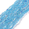 Electroplate Glass Beads Strands EGLA-E057-01A-01-1