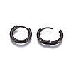 304 Stainless Steel Huggie Hoop Earrings EJEW-G272-01-10mm-B-3