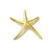 Rack Plating Star Brass Pendants KK-H487-17G-1