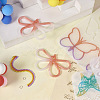 DIY Butterfly Pendant Keychain Making Kits DIY-TA0004-50-5