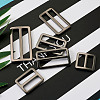 Zinc Alloy Buckles PALLOY-TA0002-16-12