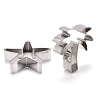 Stainless Steel Mixed Beach Series Shaped Cookie Candy Food Cutters Molds DIY-H142-05P-3