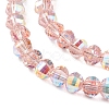 Electroplate Glass Beads Strands X-EGLA-K015-11A-3