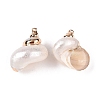 Natural Sea Shell Pendants SSHEL-N038-54-2