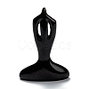 Natural Obsidian Yoga Goddess Decorations DJEW-F013-02A-3