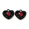 Alloy Glass Charms FIND-G061-09EB-1