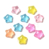Transparent Resin Decoden Cabochons with Glitter Powder RESI-E053-08E-1