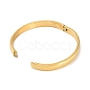 Ion Plating(IP) 304 Stainless Steel Textured Bangles BJEW-F464-13G-3