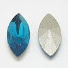 Pointed Back Glass Rhinestone Cabochons RGLA-T083-4x8mm-14-2