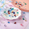 Cheriswelry 120Pcs 12 Colors Transparent Resin Cabochons CRES-CW0001-03-14