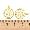Brass Micro Pave Cubic Zirconia Pendants X-KK-Q809-06G-3