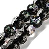 Handmade Dichroic Foil Glass Beads Strands DICH-U001-01B-1