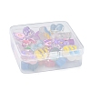 24Pcs 12 Style Transparent Acrylic Beads MACR-FS0001-17-2