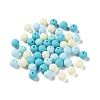 Rubberized Style Imitated Silicone Acrylic Beads MACR-D029-01M-1